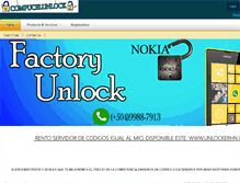 Tablet Screenshot of compucelunlock.net